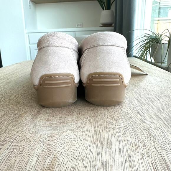 Piero Masetti Women's Blush Suede Leather Mocassin Loafers NWT, Size 9 - Picture 4 of 6